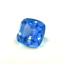 Vivid blue 2.16ct sapphire gemstone — untreated cushion cut stone for custom jewelry
