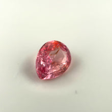 1.03 Carat Pear Padparadscha Sapphire: Orangey-Red Heated Natural Loose Gemstone | Top Luster