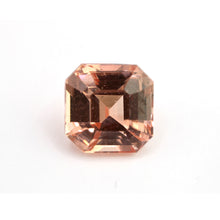 0.99 Carat Natural Padparadscha Sapphire Gemstone Sunset Color Loupe Clean Asscher Cut