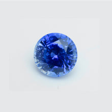 0.92Carats 5.7mm Round Natural Blue Sapphire Gemstone