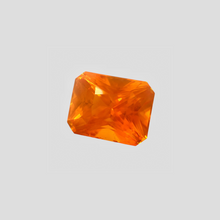 10.01Carat Natural Orange Sapphire Radiant Good Luster Lovely Orange Color 18k White Gold Ring For her Anniversary | Heated Loose Stone