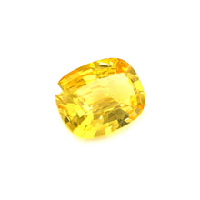 Loupe Clean 4.05Carat Natural Yellow Sapphire Golden Yellow Color Cushion Cut Excellent Cutting Brilliant Luster | Heated Loose Stone