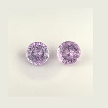 4.5mm Round Cut Natural Untreated Pink Sapphire Gemstone Pair for Earring Baby Pink Color Brilliant Luster Diamond Cut| Unheated Loose Stone