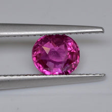 1.02 Carat Natural Hot Pink Sapphire Oval Cut with Brilliant Luster