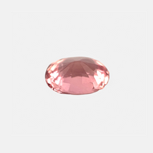 Unheated 1.01Carat Natural Rare Padparadscha Sapphire Gemstone Oval TopColor Brilliant Luster 18K Gold Engagement Ring, Unheated Loose Stone