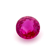  1.01 Carat Ultra Rare Hot Pink Sapphire Round Cut with Brilliant Luster and Exquisite Color