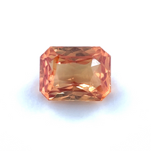 1.12Carat Natural Padparadscha Sapphire Gemstone Radiant Cut Redish Orange Brilliant Luster | Heated Loose Stone