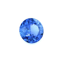 0.54 Carat Natural Blue Sapphire Gemstone Unheated Round Cut Excellent Cut Good Color Brilliant Luster Loose Stone