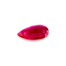 1.51Carat Natural Unheated Mozambique Ruby Gemstone Vivid Red Pear Shape Brilliant Luster Stone Almost Loupe Clean | Unheated Loose Stone