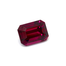 4.78Carat Natural Rhodolite Garnet Gemstone Emerald Cut Brilliant Luster Vibrant Purplish pink Loupe Clean TOP STONE | Unheated Loose Stone