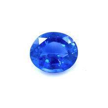 3.02Carat LOUPE CLEAN Natural Cornflower Blue Sapphire Gemstone Oval Top Luster, Sapphire for Engagement, Wedding Ring | Heated Loose Stone