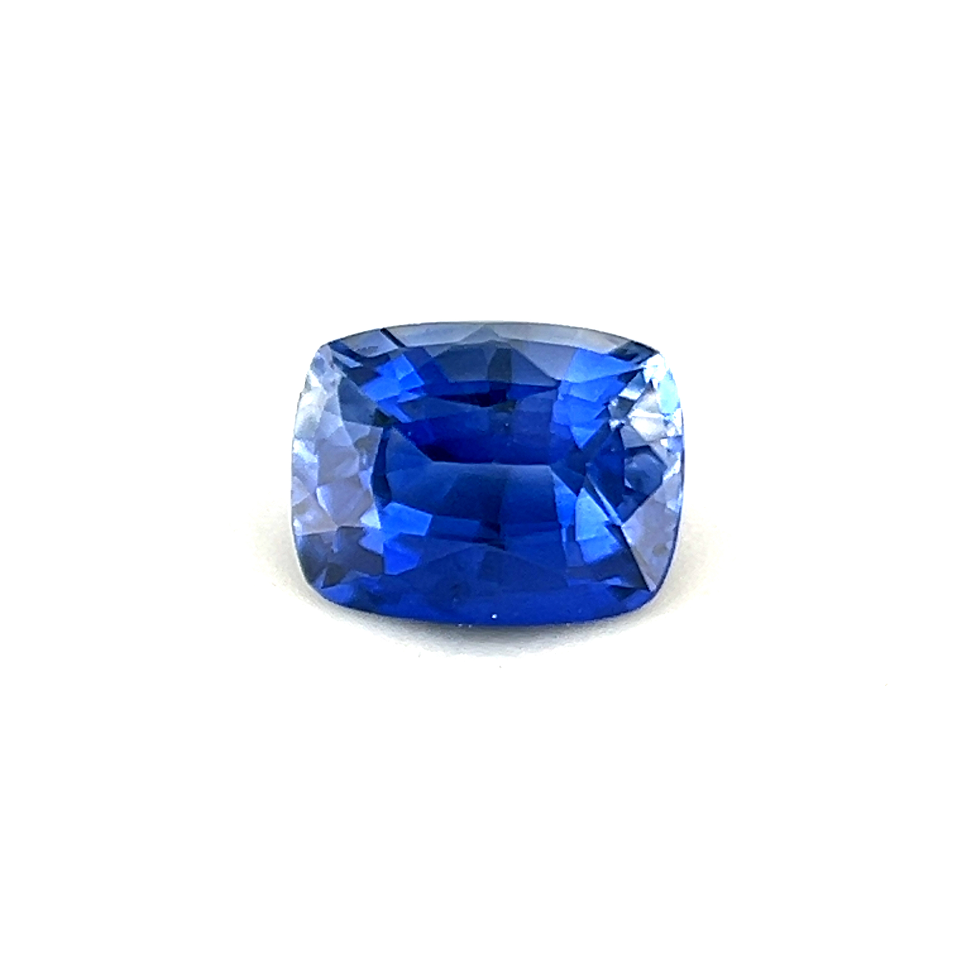 0.54Crt 5mmx4mm Cushion Natural Cornflower Blue Sapphire for 14k Minimalist Pendent Gift for Thanksgiving Her Graduation |Heated Loose Stone