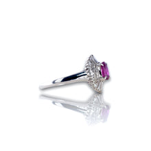 CERTIFIED UNHEATED Ruby High Quality Platinum Ring with Diamonds / Engagement Ring/ Platinum ring/ Gemstone Rings