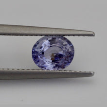 1.67Carat Natural Blue Sapphire Gemstone Ice Blue Color Oval Cut With Very Good Luster | Heated Loose Stone