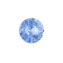 0.51 Carat Natural Blue Sapphire Gemstone Unheated Round Cut Excellent Cut Brilliant Luster Loose Stone