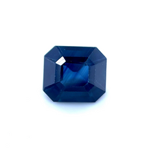 3.52Carat Natural LOUPE CLEAN Blue Sapphire Gemstone for engagement Ring Emerald Cut Deep Blue Color Excellent Cutting | Heated Loose Stone