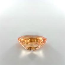 High quality padparadscha gemstone unheated oval cut