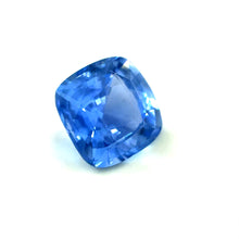 Fine blue sapphire 2.16ct cushion cut — untreated loose stone ideal for engagement rings