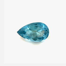 1.45Carats Natural Aquamarine Gemstone Pear Cut Crystal Material With Very Good Luster | Loose Stone