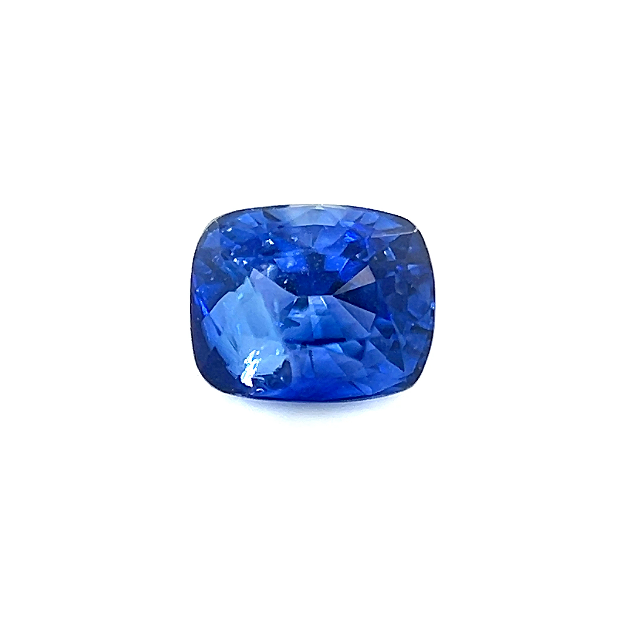 0.65Carat 5x4mm Calibrated Cushion Natural Blue Sapphire for 14k Rose Gold Ring Birthday Gift Ring for Her Graduation | Heated Loose Stone