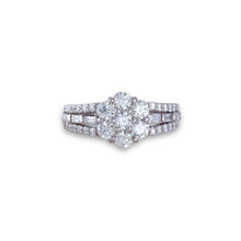 High Quality Diamond Studded Platinum Ring CERTIFICATION PROVIDED/ Engagement Ring/ Platinum ring/ Gift Ring