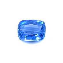 5mmx3.7mm Cushion Natural Blue Sapphire for Platinum Minimalist Ring Birthday Gift, Ring for Her Graduation, Wedding | Heated Loose Stone