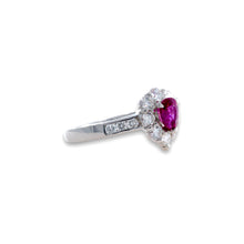 RESERVED UNHEATED CERTIFIED Ruby High Quality Platinum Ring with Diamonds / Engagement Ring/ Platinum ring/ Gemstone Rings