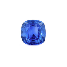 3.05Carat Natural Blue Sapphire Gemstone Cornflower Blue Square Cushion Cut Brilliant Luster, Sapphire Engagement Ring | Heated Loose Stone
