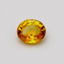 1.56Carat Natural Yellow Sapphire Oval Cut Brilliant Luster Lovely Golden Yellow Color Top Stone | Heated Loose Stone