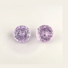 4.5mm Round Cut Natural Untreated Pink Sapphire Gemstone Pair for Earring Baby Pink Color Brilliant Luster Diamond Cut| Unheated Loose Stone