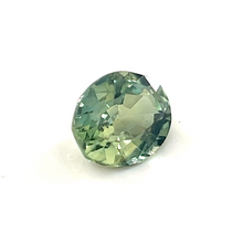 0.52Crt 5.2mmx4.4mm Natural Untreated Green Sapphire Gemstone Minimalist Ring/Pendent Silver Jewelry Gift for Sister | Unheated Loose Stone