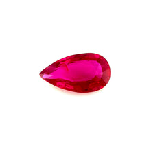 1.51Carat Natural Unheated Mozambique Ruby Gemstone Vivid Red Pear Shape Brilliant Luster Stone Almost Loupe Clean | Unheated Loose Stone