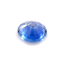 0.59 Carat Natural Blue Sapphire Gemstone Unheated Round Cut Excellent Cut Good Color Brilliant Luster Loose Stone