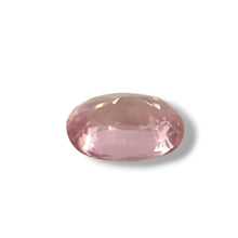 2.01 Carat Certified Oval Cut Padparadscha Sapphire: Natural Untreated Pink-Orange Gemstone, Top Cutting and Near-Loupe-Clean Clarity
