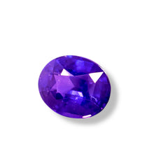 Loose purple sapphire oval – brilliant luster gemstone for custom ring design