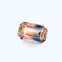 1.53Carat Natural Unique Multi-Color Blue Yellow Orange Green Brown Sapphire LOUPE CLEAN Emerald Cut Party Sapphire | Heated Loose Stone