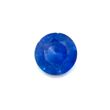 4.5mm Calibrated Round Natural Royal Blue Sapphire for Minimalist 14k White Gold Ring Birthday Gift Ring for Engagement | Heated Loose Stone