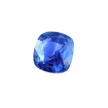 3.05Carat Natural Blue Sapphire Gemstone Cornflower Blue Square Cushion Cut Brilliant Luster, Sapphire Engagement Ring | Heated Loose Stone