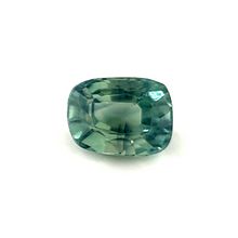 0.58Crt 5.2mmx3.8mm Natural Untreated Green Sapphire Gemstone Minimalist Ring/Pendent Silver Jewelry Gift for Mom |Unheated Loose Stone