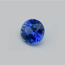 0.92Carats 5.7mm Round Natural Blue Sapphire Gemstone