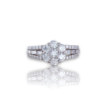 High Quality Diamond Studded Platinum Ring CERTIFICATION PROVIDED/ Engagement Ring/ Platinum ring/ Gift Ring
