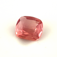 0.82Crts Natural Rare Padparadscha Sapphire Cushion Cut 18K Gold, Diamond, Engagement/ Wedding/ Birthday Gift for Her | Heated Loose Stone