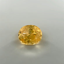 1.15 Carat Natural vivid yellow sapphire oval shape brilliant eye clean unheated gem 