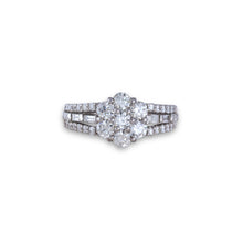 High Quality Diamond Studded Platinum Ring CERTIFICATION PROVIDED/ Engagement Ring/ Platinum ring/ Gift Ring
