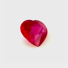 Unheated 2.03Carat Mozambique Ruby Natural Gemstone Pigeon Blood to Vivid Red Heart Shape Brilliant Luster Top Stone | Unheated Loose Stone