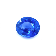 3.02Carat LOUPE CLEAN Natural Cornflower Blue Sapphire Gemstone Oval Top Luster, Sapphire for Engagement, Wedding Ring | Heated Loose Stone