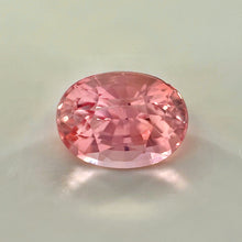 eated Padparadscha sapphire 1.56 carat natural oval gemstone for jewelry