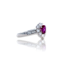 RESERVED UNHEATED CERTIFIED Ruby High Quality Platinum Ring with Diamonds / Engagement Ring/ Platinum ring/ Gemstone Rings