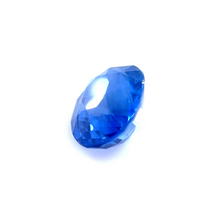 3.02Carat LOUPE CLEAN Natural Cornflower Blue Sapphire Gemstone Oval Top Luster, Sapphire for Engagement, Wedding Ring | Heated Loose Stone