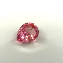 1.03 Carat Pear Padparadscha Sapphire: Orangey-Red Heated Natural Loose Gemstone | Top Luster